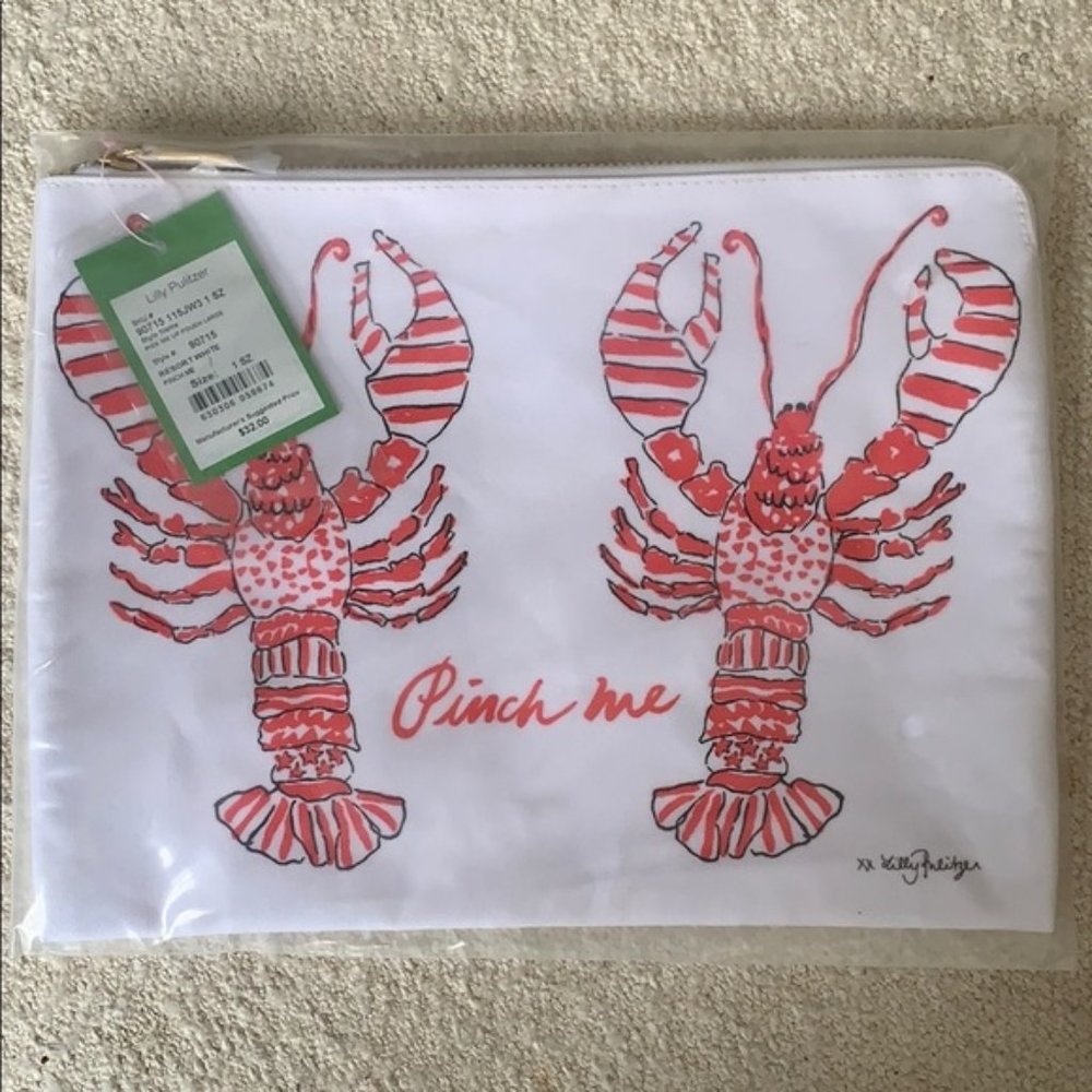 Lilly Pulitzer Lobster “Pinch Me” Clutch